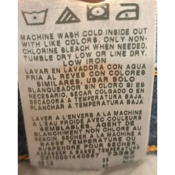 Wrangler Mens Blue Jeans 34x32 - Picture 5 of 5